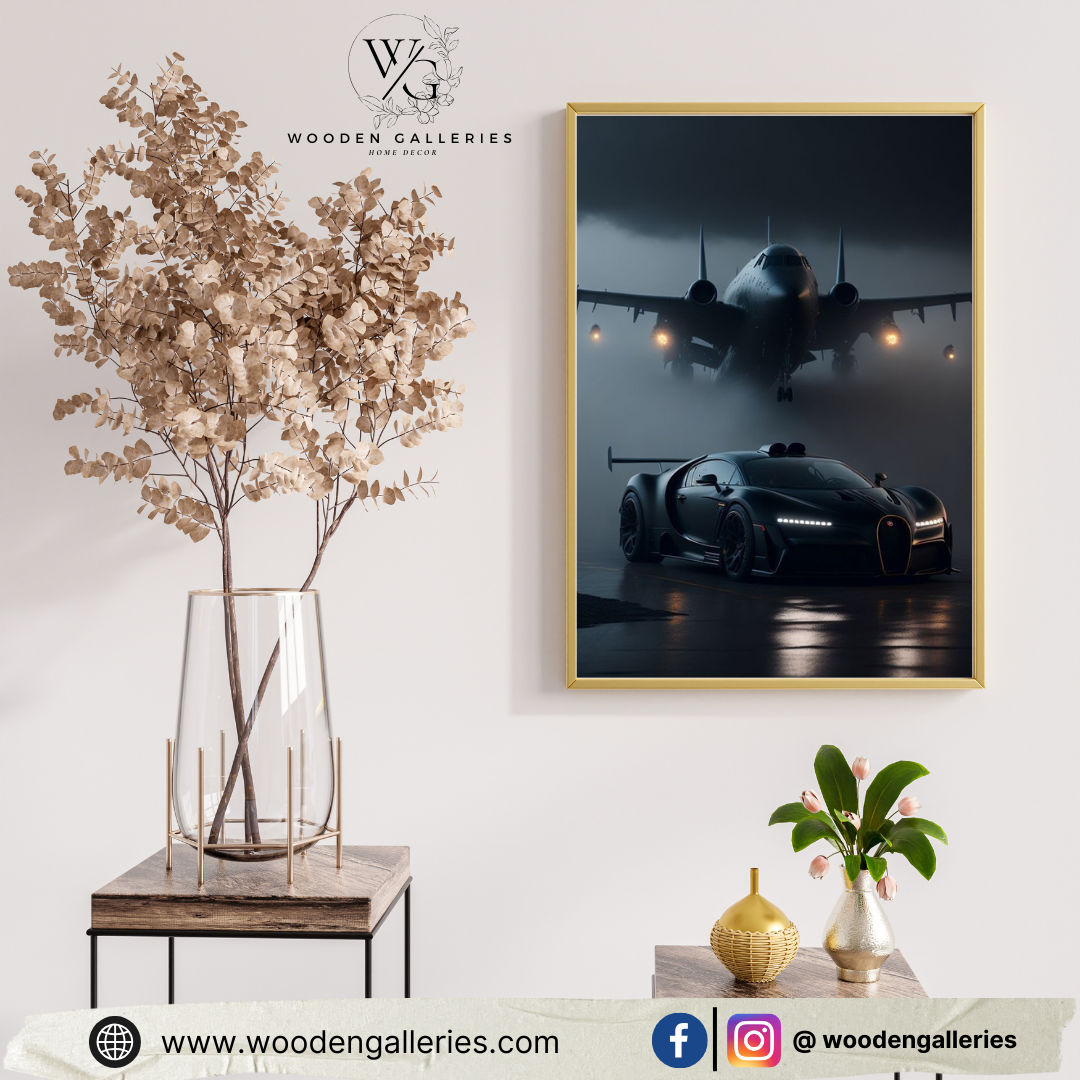 BUGATTI CHIRON + BEAST WALL FRAME