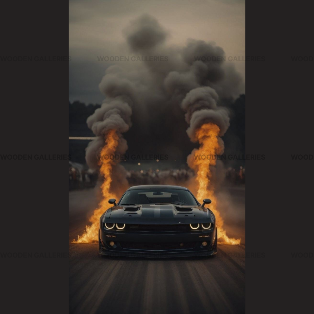 DODGE CHALLENGER SMOKE WALL FRAME