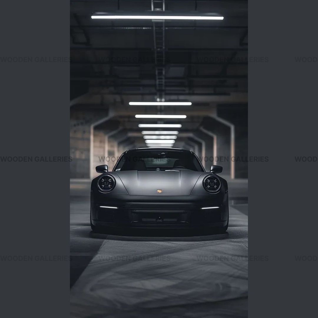 PORSCHE NIGHT VERSION WALL FRAME