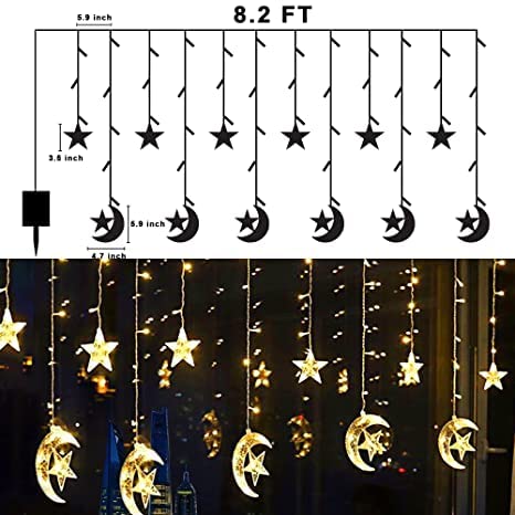 WG Curtain Moon Star Light.
