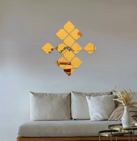 Acrylic Quadrilateral Mirror Wall