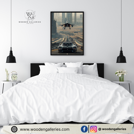 WHEELS IN AIR WALL FRAME