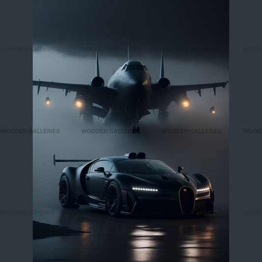 BUGATTI CHIRON + BEAST WALL FRAME