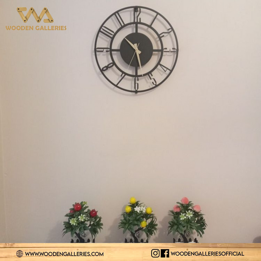لکڑی کی دیوار کی گھڑی (WC-001)