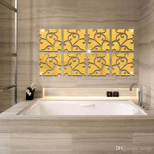 3D گولڈ آئینہ