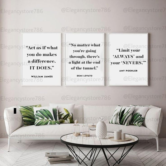 انسپیریشن کوٹس فریم (3PCS)