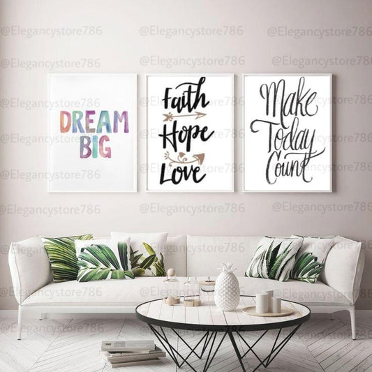 انسپیریشن کوٹس فریم (3PCS)