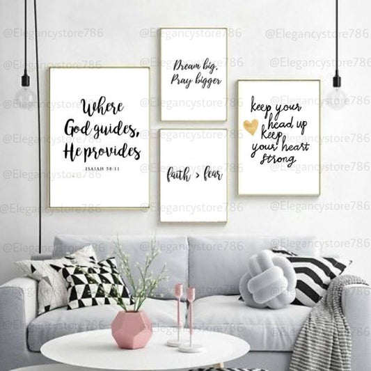 انسپیریشن کوٹس فریم (4PCS)