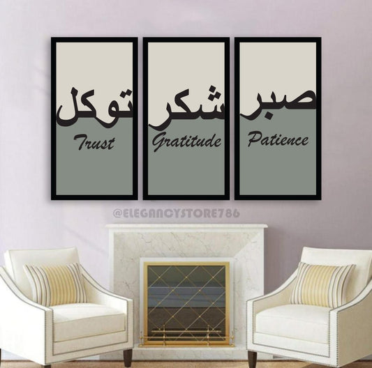 3 پی سی وال فریم (سبر شکر) SS-007