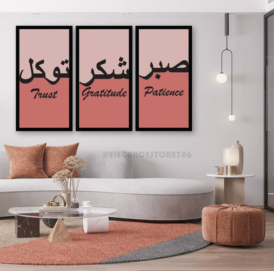 3 پی سی وال فریم (سبر شکر) SS-006