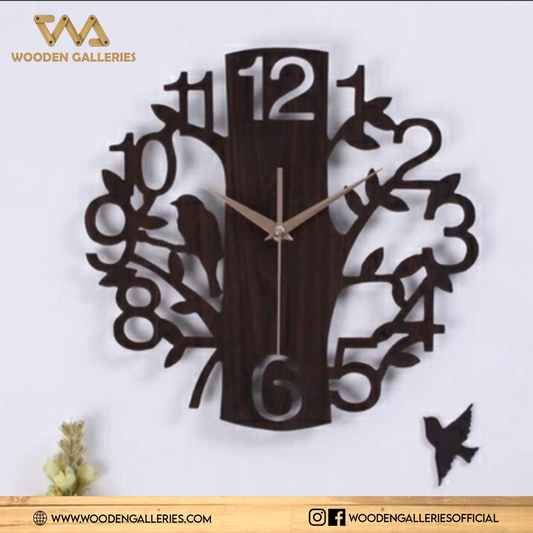 لکڑی کی دیوار کی گھڑی (WC-007)
