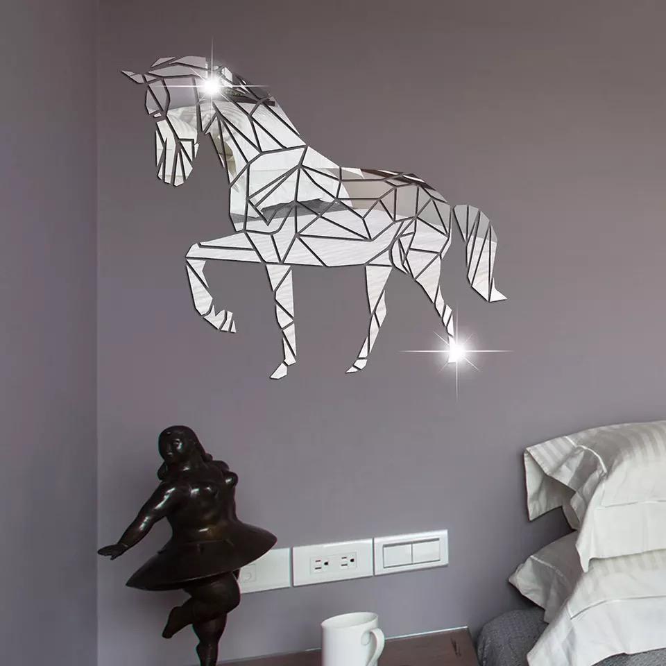 جیومیٹرک گھوڑا (سائز 24x20 انچ)